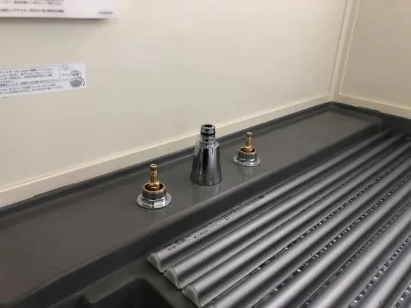 蛇口取付工事前