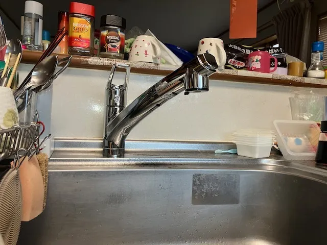 ﾜﾝﾎ-ﾙ引出ｼｬﾜ-ｼﾝｸﾞﾙﾚﾊﾞ-入替工事