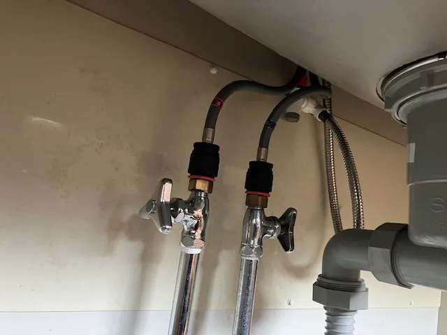 ﾜﾝﾎ-ﾙ引出ｼｬﾜ-ｼﾝｸﾞﾙﾚﾊﾞ-入替工事