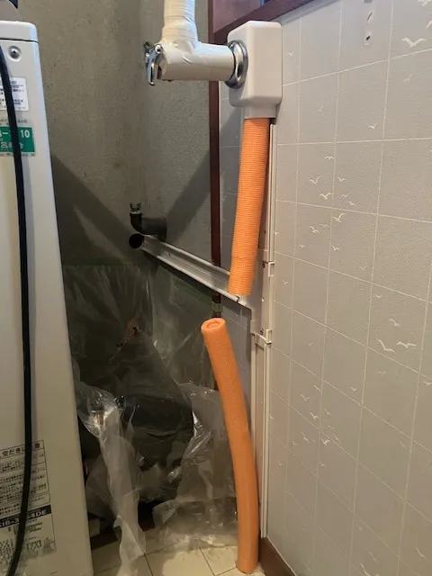 給湯管一部入替工事