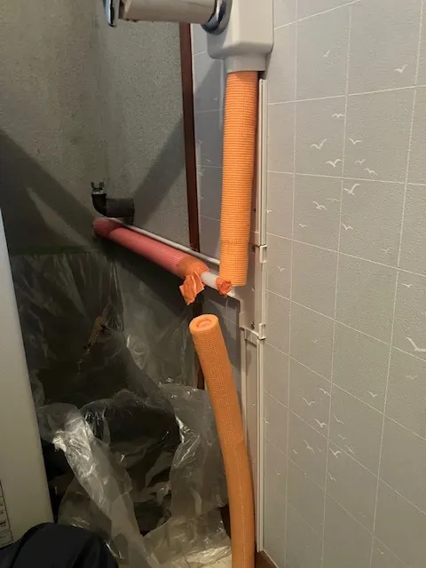 給湯管一部入替工事