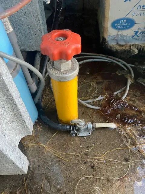 水抜栓内筒管取替工事