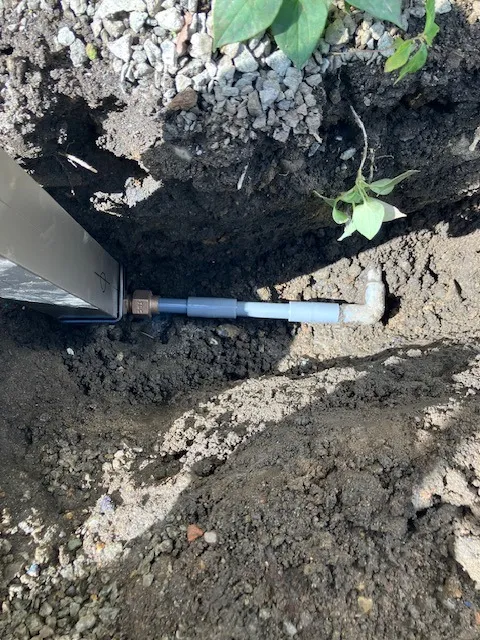 外部水道入替工事