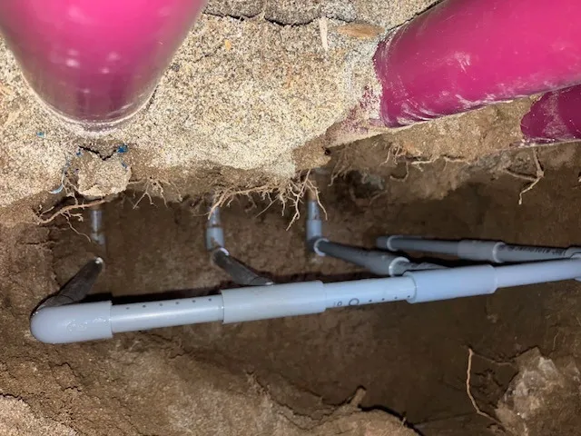 宅内床下漏水修理工事