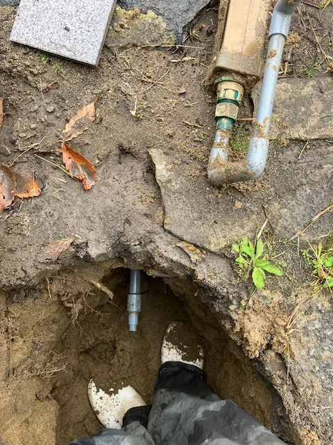 外部水道入替工事