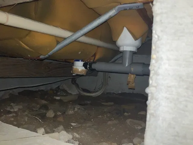 浴室排水トラップ修理工事