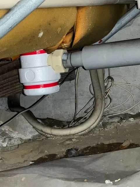 浴室排水トラップ修理工事