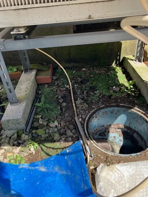 台所排水枝管及び排水桝入替工事