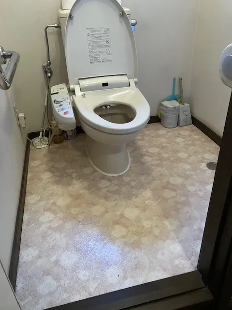 洋風便器入替工事