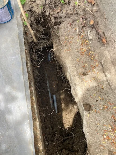 外部水道撤去処分工事