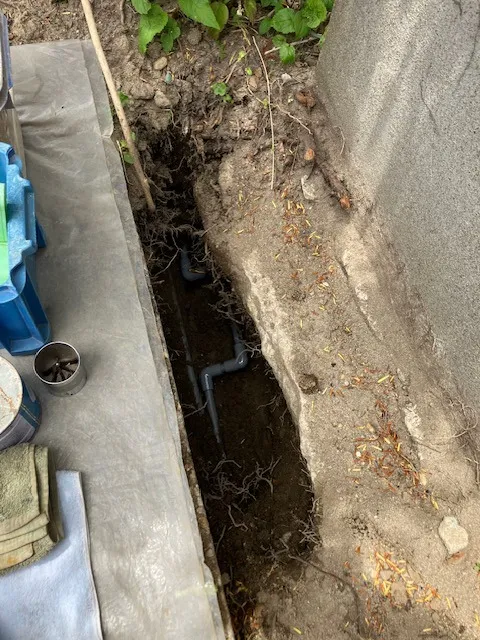 外部水道撤去処分工事