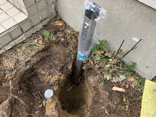 外部水道入替工事