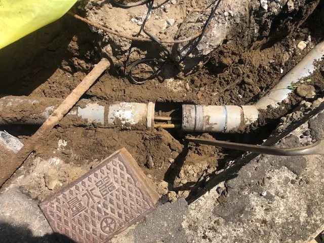 外部排水管一部入替工事
