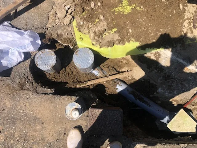 外部排水管一部入替工事